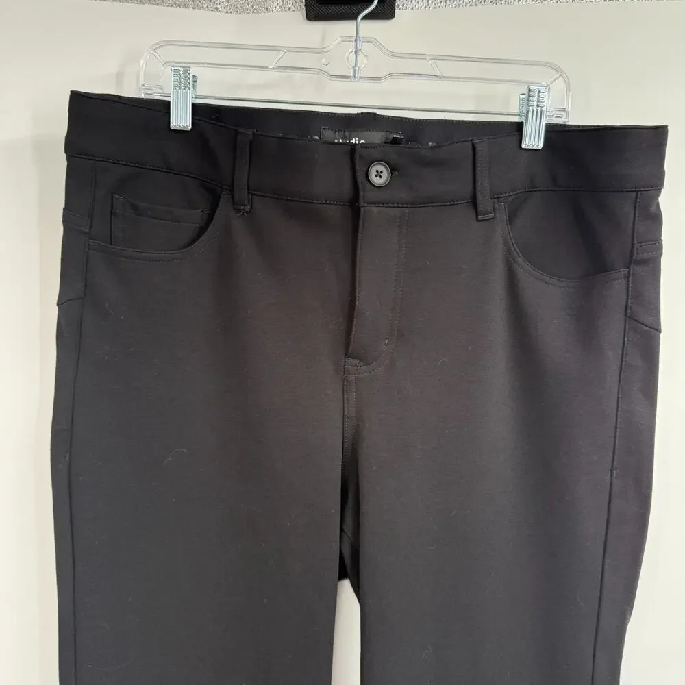 NWOT Torrid Studio Luxe Bombshell Bootcut Ponte Pants Size 18XS Black High-Rise